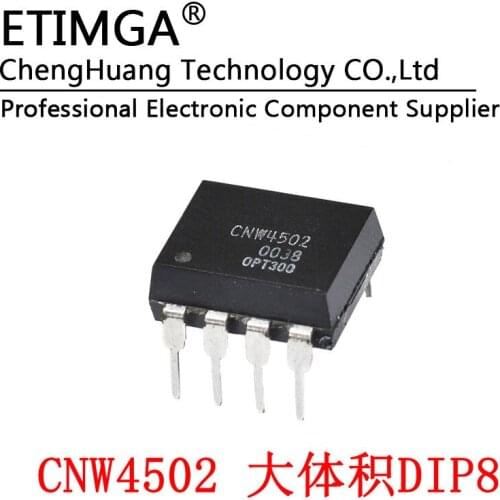 2PCS/LOT CNW4502 DIP-8 Single-channel high-speed optocoupler