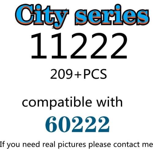 209PCS 11222 Building Block Toy City Series 60222 Assembled Building Block Childrens Toy Gifts