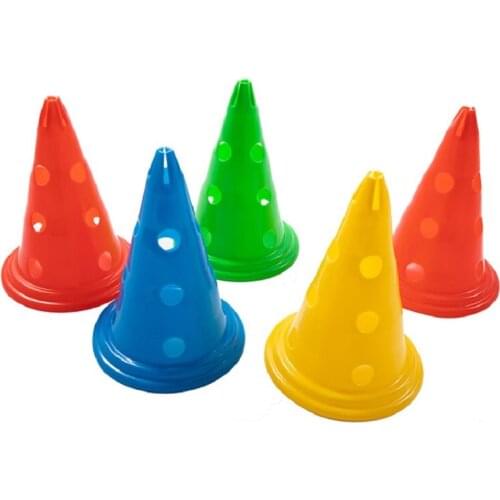 4Pcs Triangle Vertebral Ladder Cone Vertebral Disc Traffic Barricade Column Markers Football Training Childrens Toys
