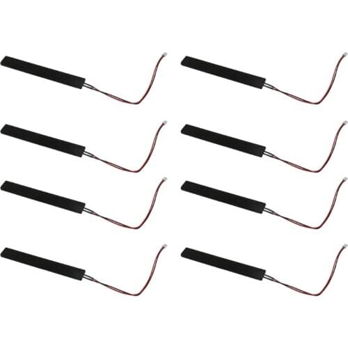 8pcs Foot Sensing Strip Sensor Bar for Dancing Machine with Black Rubber Protector