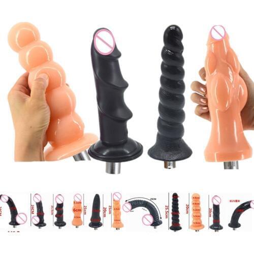 Sex Machine Accessory Replace Attachment Realistic Dildo Love Machine Accessory Anal Dildos 11 Model to Choose for Women E5-2-62