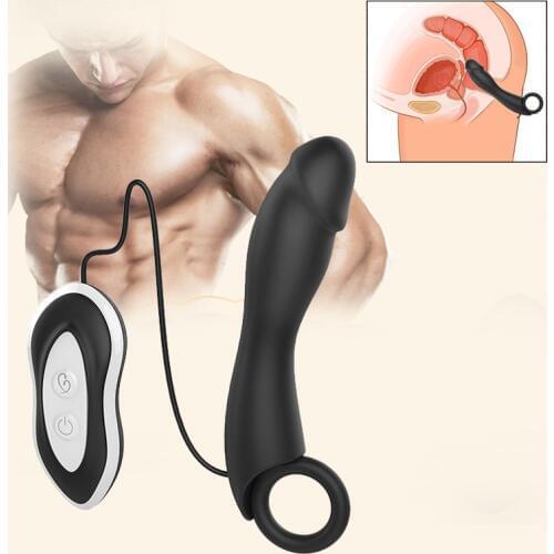 Anal Vibrator Silicone Prostate Massager Anal sex toys For Women Vibrating Anal Beads Plug 7 Mode Butt Plug Sex Toys For Men