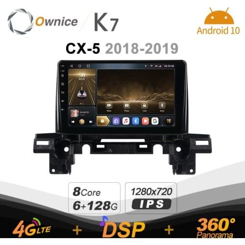 Ownice K7 2din Car Radio Octa 8 Core Android 10.0 Multimedia Car Video Player for Mazda CX-5 2018 2019 GPS Navigation 4G 5G WiFi