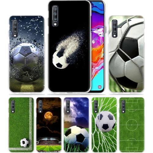 Football Field Case for Samsung Galaxy A50 A70 A20e A60 A40 A30 A20 A10 A51 A71 A9 A7 2018 Hard PC Fundas Phone Coque Cover