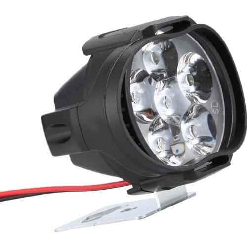 Moto ATV 12V 6500K Motorcycle Headlight Fog Scooter LED Spotlights Working Motor Spot Light Head Lamp DRL White Car Headlight