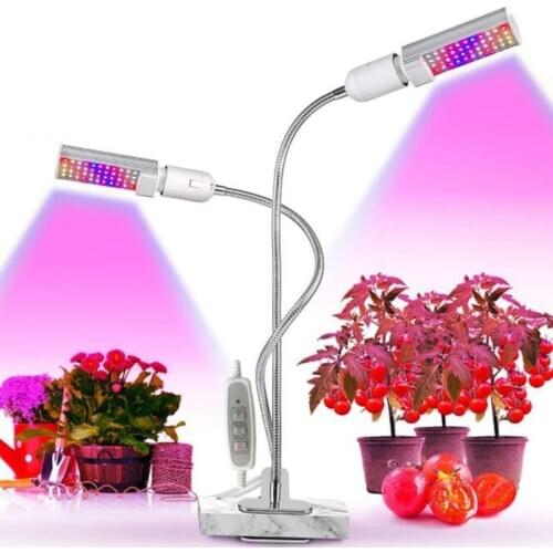 2x 44 LED Grow Light indoor plants 5V USB Timer Phyto Lamp Bulbs Full Spectrum red blue lighting for cultivo indoor growbox