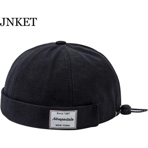 JNKET New Men Women‘s Skullcap Sailor Cap Beanies Hat Brimless Hat Hip Hop Cap Outdoor Sport Cap Casual Pumpkin Hat Bonnet