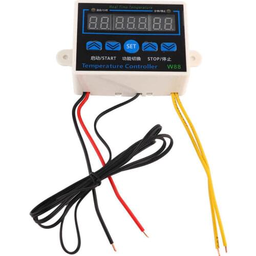 High Temperature Controller 3-Display Multifunctional Control Switch XH-W1411 -19-99C 220V