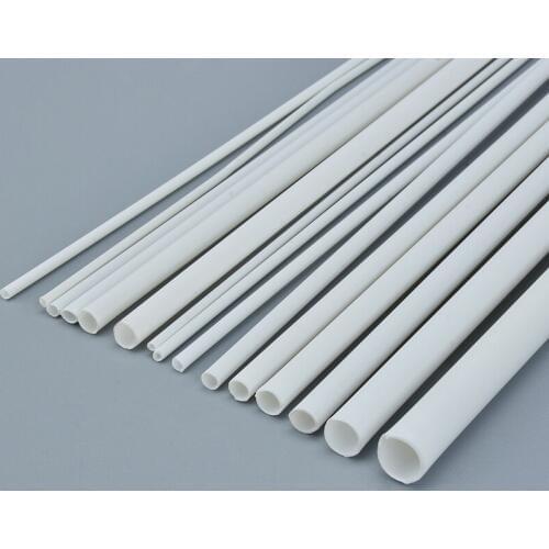 50pcs Dia 2-6mm ABS Round Pipe Tube Model Making Scenery Architectural Construction