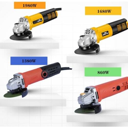 Multi-functional 1980W/1680W/1380W/860W angle grinder polishing machine hand grinding wheel of household