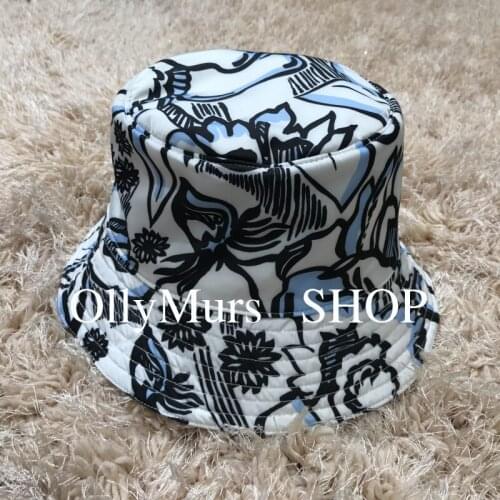 California Sky Holiday Style Printed Fisherman Hat Womens Top Quality