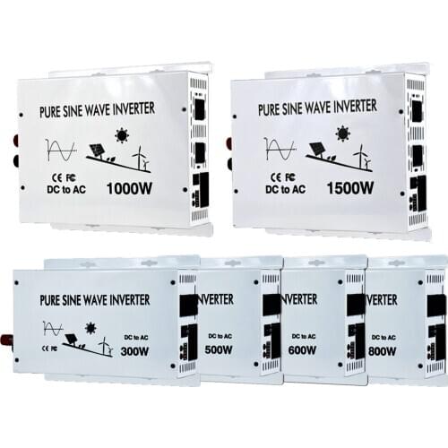 Peak full power pure sine wave inverter solar LED display solar inverter with charger 300w 500w 600w 800w 1000w 1500w