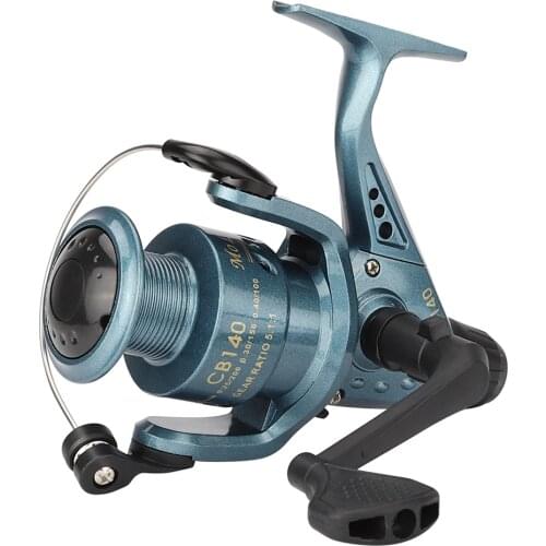 Front and Rear Drag System Freshwater Spinning Reel 5.1:1 Carp Fishing Reel Post-Loading Spinning Wheel 1 Ball Bearing Reels