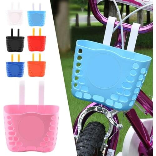 Bicycle Basket Children Bike Plastic Hanging Front Handlebar Carrier Saddlebag Cycling Hanging Panniers Bike Handlebar Baske