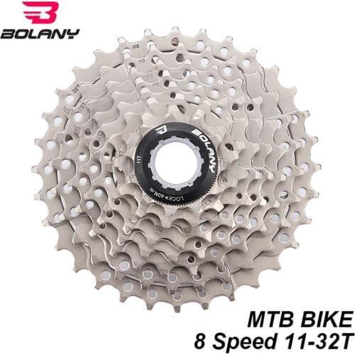BOLANY Bicycle Freewheel 8s 24s MTB Mountain Bike 8 Speed Cassette 11-32T Sprocket Flywheel For Shimano M700 Bike Parts