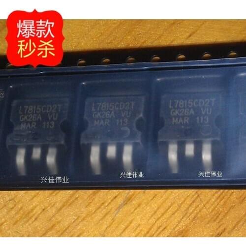 10PCS The new L7815 L7815CD2T TO263 packaged three-terminal regulator
