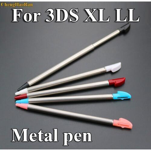 5 Colors Metal Retractable Stylus Touch Pen For Nintend 3DS XL 3DS LL High Quality Games Accessorie