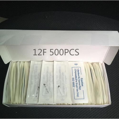 Wholesale disposable eyebrows microblade permanent make up agujas microblading needles 7 9 11 12 14 pins 500 pcs free shipping