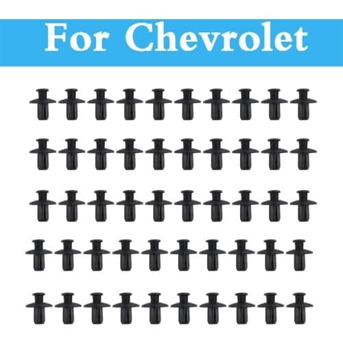 8mm Car Rivet Fasteners Bumper Mudguard Expansion Clips For Chevrolet SS Suburban Traverse Viva Tahoe Volt Tracker TrailBlazer
