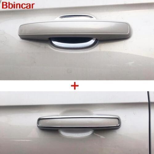 Bbincar ABS Chrome Side Door Handle Bowl Cover Trim Exterior Styling Decoration Auto Accessories For Ford Expedition 2018 2019