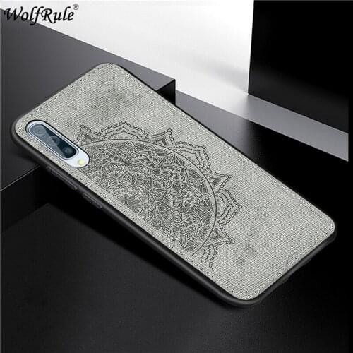 Cover For Samsung Galaxy A70S Hard Phone Case For Samsung A70S Shcokproof Soft TPU Fabric Texture Cover SM-A707F SM-A707FN