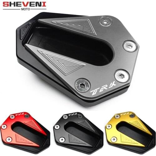 For Benelli TRK502 TRK 502 Motorcycle CNC Brand New Side Stand Enlarger Plate Kickstand Enlarge Extension Free Fast shipping