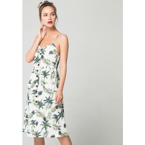 FICUSRONG Plus Size Summer Dresses