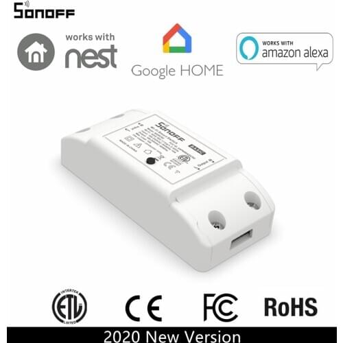 SONOFF BasicR2 Wifi Breaker Switch Smat Wireless Remote Controller DIY Wifi Light Switch Home Domotica Alexa Google Home Voice