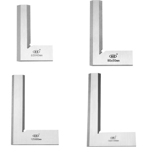 Uxcell Try Square Ruler, 80mmx50mm Woodworking Blade Measuring Tool Right Angle