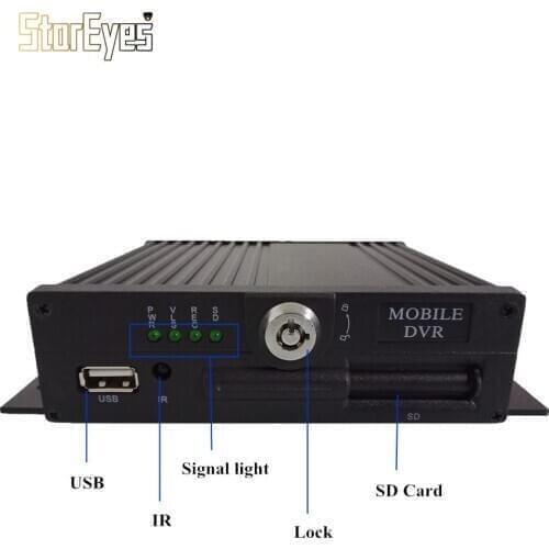 AHD 1080P 4CH SD Card Mobile DVR for Car Vehicle Taxi Trailer Truck Sxhool Bus