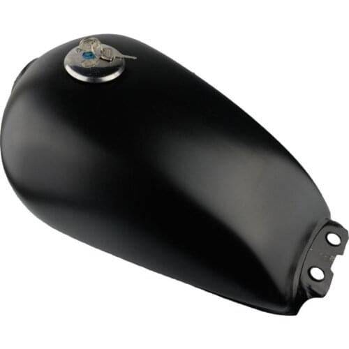 Motorcycle Black Silver Vintage Gas Fuel Tank Oil Box For SUZUKI GN250 GN 250