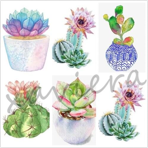 Xaviera Full Square Round Drill Plant Flower Pot Diamond Painting 5D Diy Rhinestone Cross Stitch Embroidery Living Room Decor