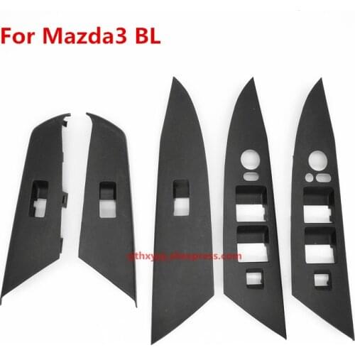Window regulator switch panel Glass elevator switch trim panel upper cover for Mazda 3 BL BBM4-68-4L1 4L6 BBM4-68-5L1 BBM4685L6
