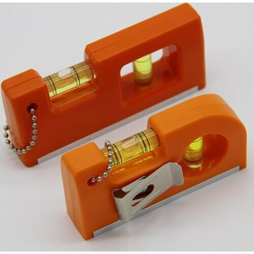 Portable spirit level with hanging buckle type spirit level high precision horizontal bubble magnetic balance ruler horizontal b