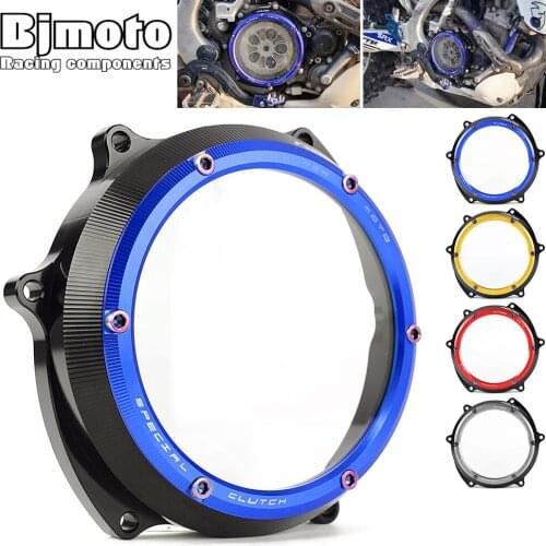 Motorcycle Part For Yamaha YZ250F 2019-2021 Engine Clear Clutch Cover Protector Case Guards