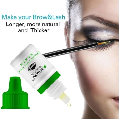 Eyelash Eyebrow Mustache Growth Hair Enhancer Natural Eyelashes Longer Fuller Thicker Treatment Hair Growth Serum TSLM1