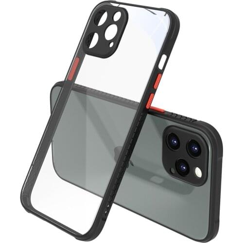 Silicone Coque For Apple iPhone 12 11 Pro XS Max XR X 7 8 6 6s Plus Mini Precise Lens Protector Transparent Bumper Case Cover
