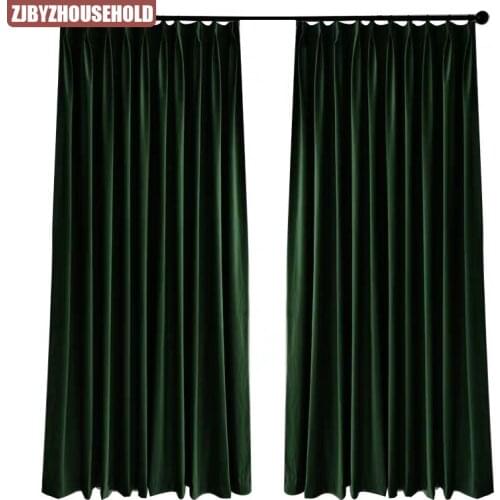 Modern Minimalist Atmosphere Light Luxury Curtains for Living Room Bedroom Study Blackout Curtain Customization