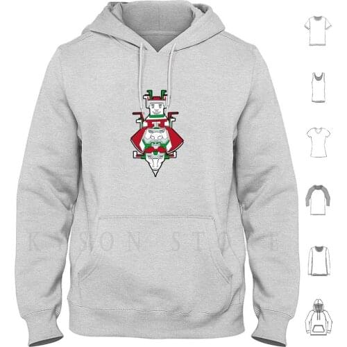 Totemheads Hoodie Long Sleeve Surreal Icon Weird Totem Animalism