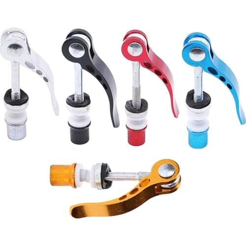Cycling Aluminium Tube Seat Clamp Bolt Bicycle Quick Release Bolt Bike Seatpost Clamp Skewer Bolt Mountain Bicycle Accessories