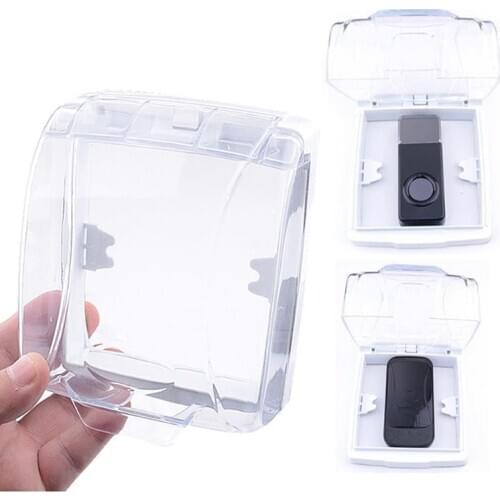 Waterproof Cover Wireless Doorbell Door Bell Ring Chime Button Transmitter Launchers Heavy Rain Snow Cacazi