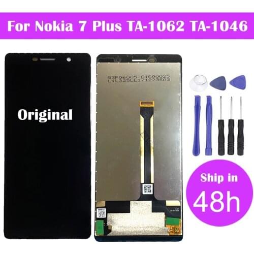 LCD For Nokia 7 PLUS Display LCD Screen With Touch Digitizer Assembly Replacement Part For Nokia 7 Plus LCD