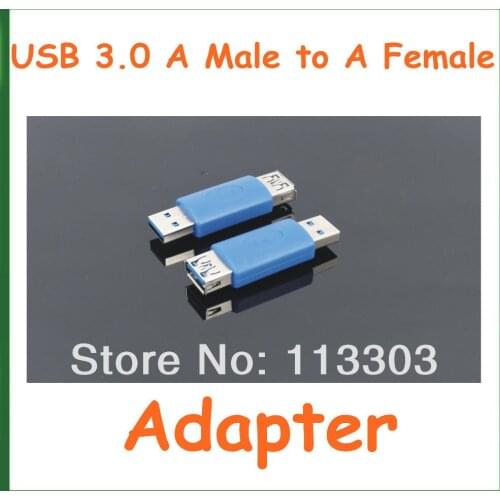 20pcs USB 3.0 A Male to A Female Adapter USB 3.0 Male to Female Connector Extender Extension Converter ship with tracking number