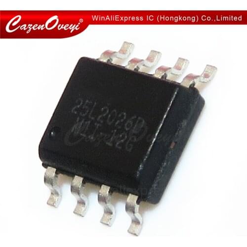 5pcs/lot MX25L2026DM1I-12G MX25L2026DM1I 25L2026D SOP-8 In Stock