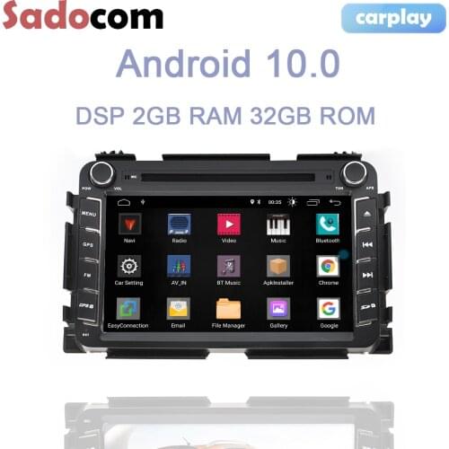 8" DSP 2din Android 10.0 Car DVD player 32GB ROM 2GB RAM autoradio GPS car radio 4.0 for Honda HR-V HRV XRV Vezel 2013 2019