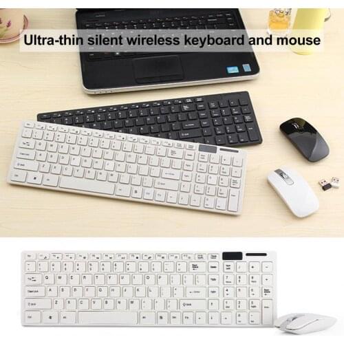 ABS 104 Keys 2.4G Wireless keyboard mouse combo with USB Receiver for Desktop,Computer PC,Laptop and Smart TV for Android OS