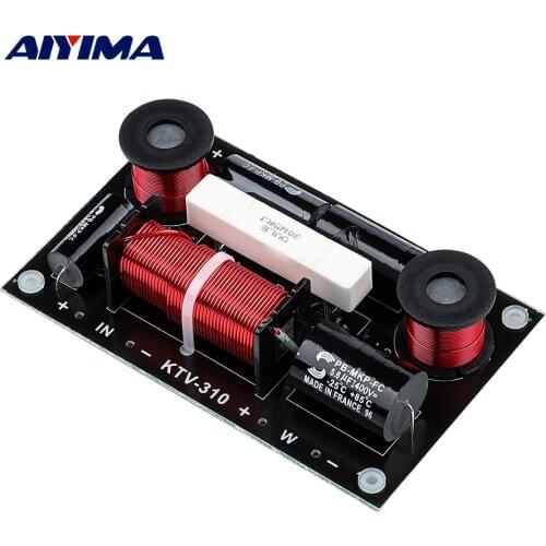 AIYIMA 600W 3 Ways Audio Speaker Crossover Dual Treble Bass Filter Hifi Professional Frequency Divider for KTV Loudspeaker