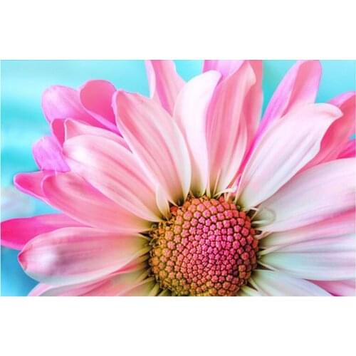 5D DIY Diamond Painting Full Square/Round Drill "Pink Flower" Diamond Rhinestone Embroidery Cross Stitch Gift Home Decor Gift