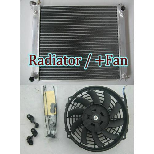 Aluminum Radiator & Fan For 1990-1996 Nissan 300ZX Z32 Fairlady Z Twin Turbo 2+2 Coupe 3.0L VG30DETT 2960CC V6 Engine