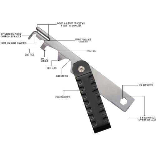 AR15 M4 Gun Accessory Scraper Rifle Hunting Scraper AR15 Removal Tool .223/5.56 Gun AR 15 AR-15 Bolt Cleaning Kit